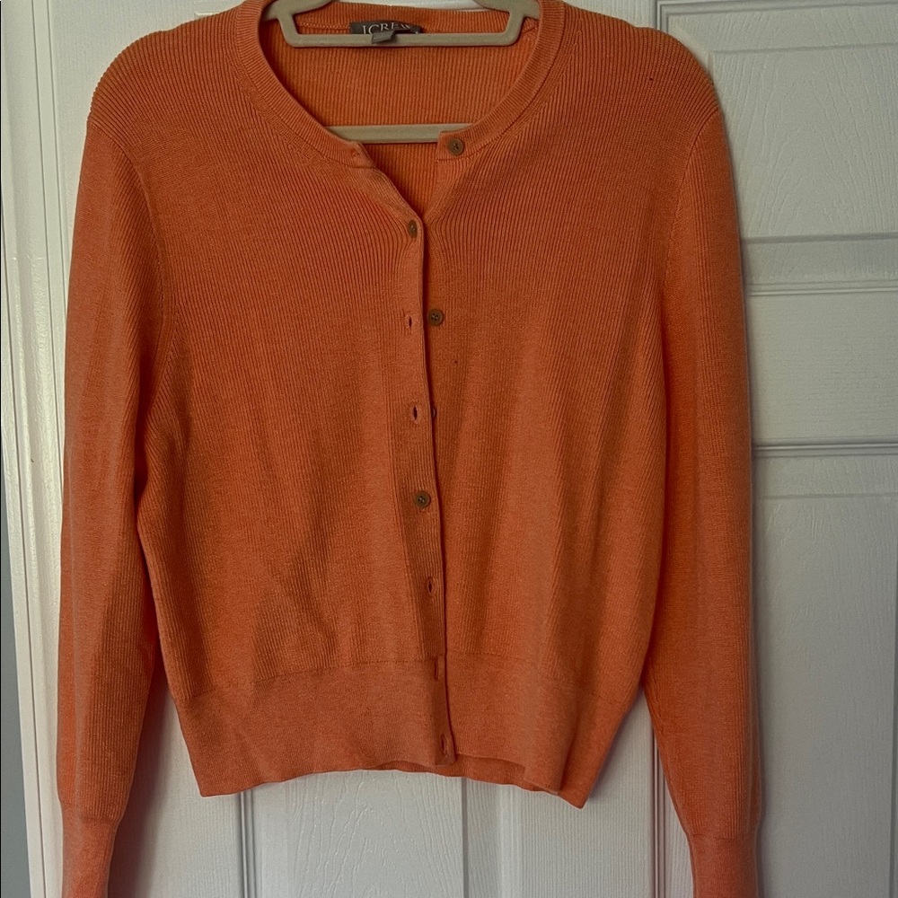 J. Crew Orange Women's Cardigan
